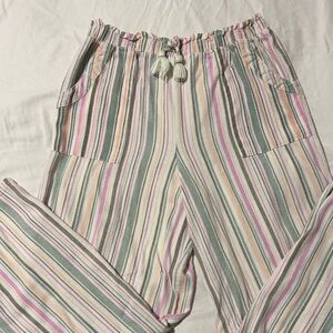 Art Class Multicolor Striped Kids Pants